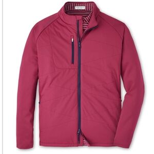 Peter Millar Merge Hybrid Jacket In Pomegranate